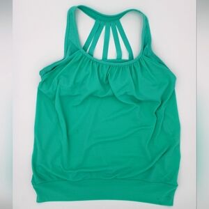 All in Motion Racer Back Teal Tank (XL)